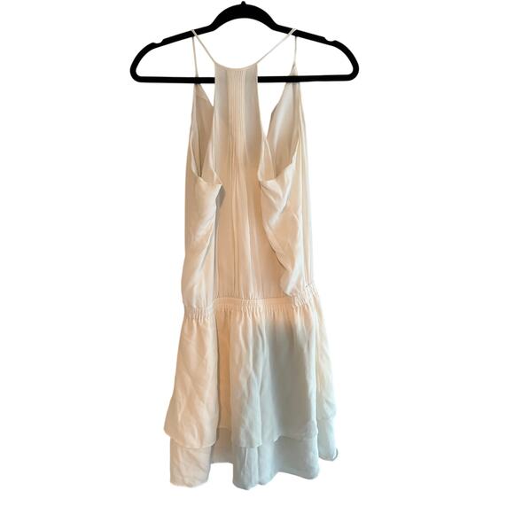 Joie Ivory Silk Mini Dress Size M - Picture 4 of 5